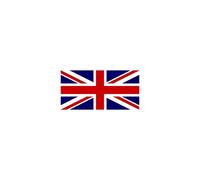 Union Jack Flag 8x5 ft - Large 100% Polyester, Double-Stitched Hem, Reinforced Edge, Eyelets, Bold Screen-Printed Colors, Indoor/Outdoor Use