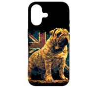 Union Jack Flag Army Camouflage British Bulldog Dog Graphic Case for iPhone 17
