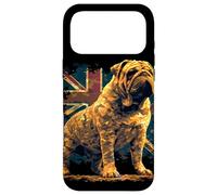 Union Jack Flag Army Camouflage British Bulldog Dog Graphic Case for iPhone 17 Pro Max