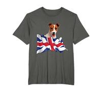 Union Jack Flag Dog Jack Russell T-Shirt
