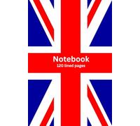 Union Jack Flag Notebook - 120 lined pages