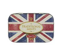 Union Jack Flag Sugar Free Mints Tin (35g, 1.2oz) - British Souvenir Collectible Caddy