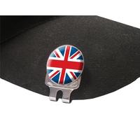 UNION JACK FUSION HAT OR CAP CLIP AND MAGNETIC GOLF BALL MARKER BY ASBRI GOLF