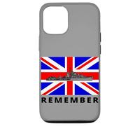 Union Jack Great Britain Flag With British WW2 Ship Case for iPhone 12/12 Pro
