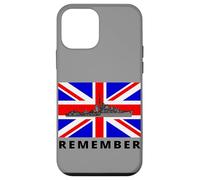 Union Jack Great Britain Flag With British WW2 Ship Case for iPhone 12 mini