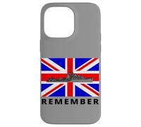 Union Jack Great Britain Flag With British WW2 Ship Case for iPhone 14 Pro Max