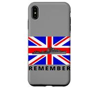 Union Jack Great Britain Flag With British WW2 Ship Case for iPhone XS Max