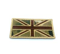 Union Jack Great Britain Multicam Flag Embroidered Airsoft Patch