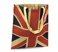 Union Jack Jute Shoulder Bag [HH592]