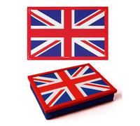 Union Jack Lap Tray with Bean Bag Cushion Padded Design Dinner Serving Laptop Holder Breakfast in Bed Serving Laptray Dinner Lunch Caravan Camping Camping Camper Van Motivational Learning
