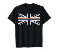 UNION JACK LGBTQ GAY PRIDE RAINBOW FLAG UNITED KINGDOM T-Shirt