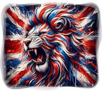 Union Jack Lion England Big Cat Camper Motorhome Van CAR WALL Art Sticker LF1