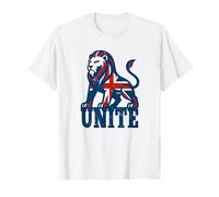 Union Jack Lion - Unite. British Flag Men Women Kids Britain T-Shirt