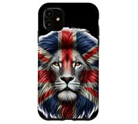 Union Jack Lions Head Lion Face & British Flag Great Britain Case for iPhone 11