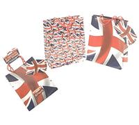 Union Jack Medium Gift Bag 3 Pack Party UK GB British Flag