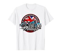 Union Jack Motorcycle Vintage Motorbike Biker British Flag T-Shirt