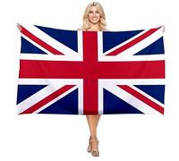 Union Jack National Flag Beach Towel Quick-Dry Microfiber Absorbent for Beach Gym