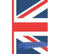 Union Jack Notebook - 200 lined pages 6x9" Unbranded Royal Jubilee Diary, Journal or Notepad Gift