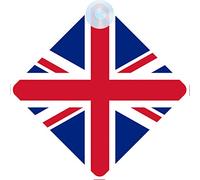 Union Jack on Board Flag Car Sign Proud British Bulldog/Brexit/Royal Wedding Sign