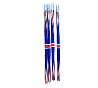 Union Jack Pencils! Des Crayons Union Jack! / Bleistifte Union Jack! / Matite Union Jack! / Lápices Union Jack! Set of Four! Ensemble de Quatre! / Set Von Vier! / Set di Quattro! / Conjunto de Cuatro!