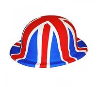 union jack plastic bowler hat