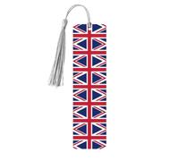 Union Jack Print 5 Pcs Bookmark,Cute Wooden Bookmark for Men Women,Unique Bookmark for Reading Ideal Gift