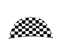 Union Jack Reading Light Lamp Trim Cover Case Car Accessories Decoration for Mini Cooper F Series 2014-2024 (Checkered, Buttonless)