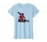 Union Jack Retro Boot Union Jack Flag British Isles UK Flag T-Shirt