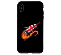 Union Jack Rocket Ship Union Jack Flag British Isles UK Flag Case for iPhone XS Max