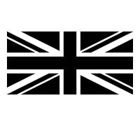 'Union Jack' Rubber Stamp - Unmounted Design for Crafting & Scrapbooking, A8 (RS00041879)