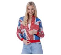 Union Jack Sequin Bomber Jacket