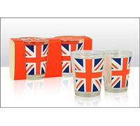 Union Jack Shot Glass Set of 2 London Souvenir