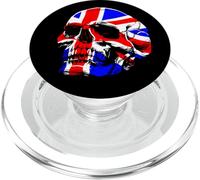 Union Jack Skull UK British Flag Skull Mens Womens Kids Size PopSockets PopGrip for MagSafe