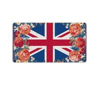 Union Jack UK British Flag Bandana Cute Gaming Mousepad Rubber Base Desk Mat for Home Office Laptop Computer