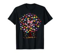 Union Jack UK Flag Butterfly Tree Great Britain Union Jack T-Shirt