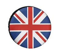 Union Jack UK Flag Spare Tire Cover Wheel Protectors Universal Fit 14 15 16 17 Inch For Camper SUV Truck