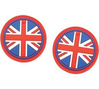 Union Jack UK Flag Style Soft Silicone Cup Holder Coasters compatible with MINI Cooper R55 R56 R57 R58 R59 73mm