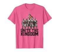 Union Jack Unite The Kingdom T-Shirt, Men, Pink Heather, X-Large