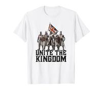 Union Jack Unite The Kingdom T-Shirt, Men, White, Medium