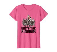 Union Jack Unite The Kingdom T-Shirt, Women, Pink Heather, Medium