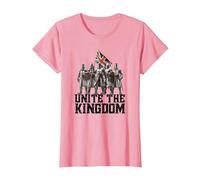 Union Jack Unite The Kingdom T-Shirt, Women, Pink, X-Large