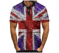 Union Jack Vests Tank Top for Men UK Sleeveless Tshirt Running Gym Vest Great Britain Flag Graphic Tops Holiday Vests Shapewear Vest UK Flag Street Parties T-Shirt Brit Pop, VE Day