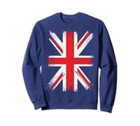 Union Jack. Vintage British Flag. Cool Britannia Union Jack Sweatshirt