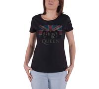 Union Jack Vintage Logo Skinny Fit T Shirt Queen Black XL