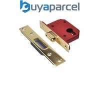 UNION JL21EUS-PB-2.5 StrongBOLT 21EU EUS-PB-2.5 Euro Deadlock Plated Brass 68mm