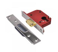 Union JL21EUS-SS-2.5 Strongbolt 21Eu Eus-Ss-2.5 Euro Deadlock Stainless Steel 68Mm 2.5In