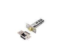 Union Locks 2.5" HD Tubular Latch - Polished Brass & Stainless Steel Dual Finish