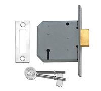 Union Y-2177-SC-3.00 3 Lever Mortice Deadlock Satin Chrome 77.5mm 3in Visi