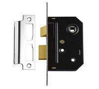 Union J2294-CH-2.50 2294 Mortice Bathroom Lock Chrome Finish 63Mm 2.5In Box