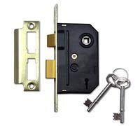 Union Y2295-Pl-2.50 2295 2 Lever Mortice Sashlock Polished Brass 63mm 2.5In Visi Unny2295Pl25